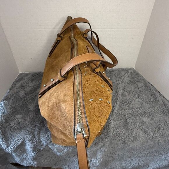 Vera Bradley Gallatin Tote in Toasted Hazelnut Leather MSRP 248 - Picture 2 of 10